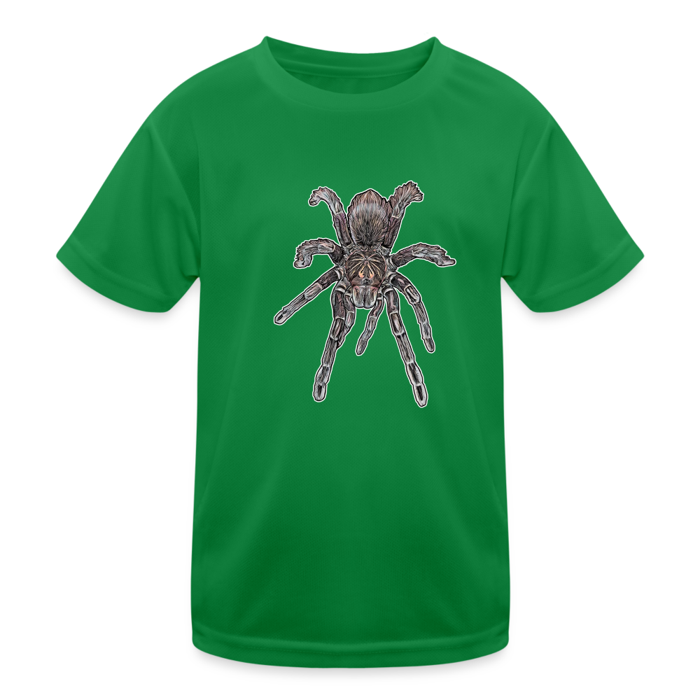 Kinder Funktions-T-Shirt Pamphobeteus sp Machala juvenile - Kelly Green