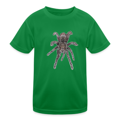 Kinder Funktions-T-Shirt Pamphobeteus sp Machala juvenile - Kelly Green