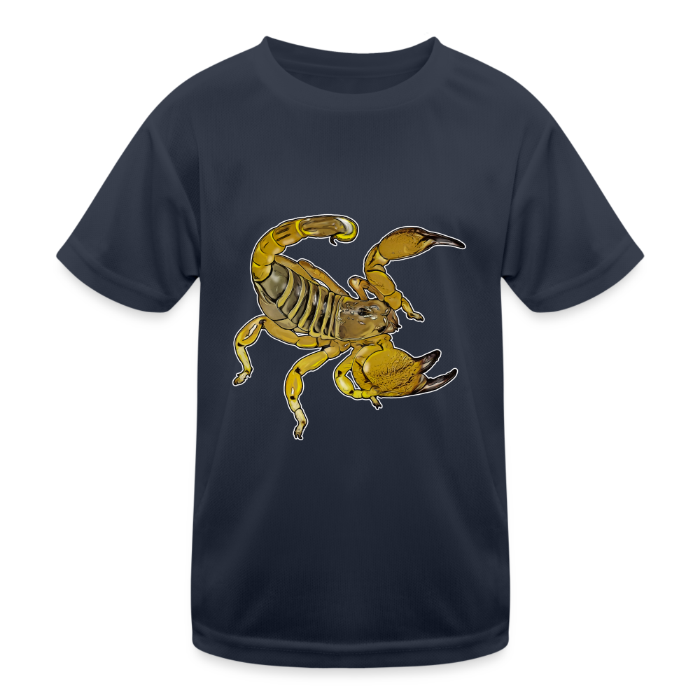Kinder Funktions-T-Shirt Scorpio maurus palmatus - Navy