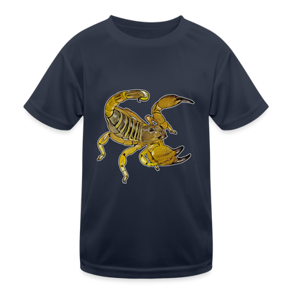 Kinder Funktions-T-Shirt Scorpio maurus palmatus - Navy