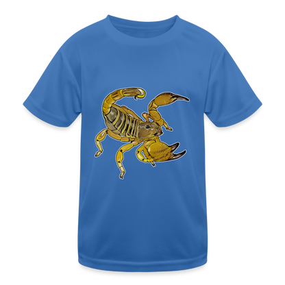 Kinder Funktions-T-Shirt Scorpio maurus palmatus - Königsblau
