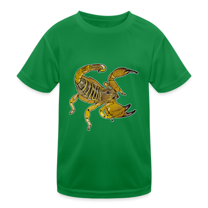 Kinder Funktions-T-Shirt Scorpio maurus palmatus - Kelly Green