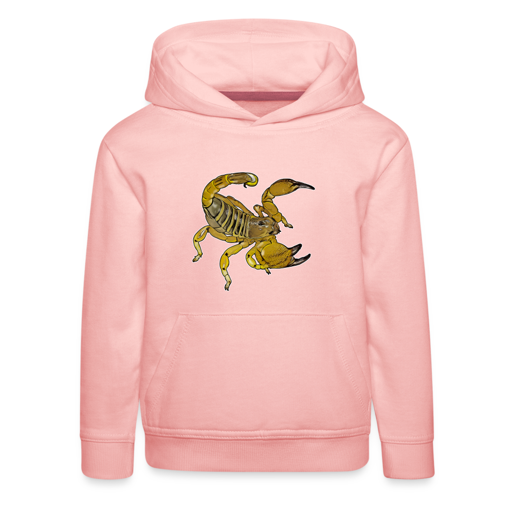 Kinder Hoodie Scorpio maurus palmatus - Kristallrosa