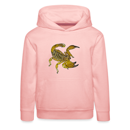 Kinder Hoodie Scorpio maurus palmatus - Kristallrosa