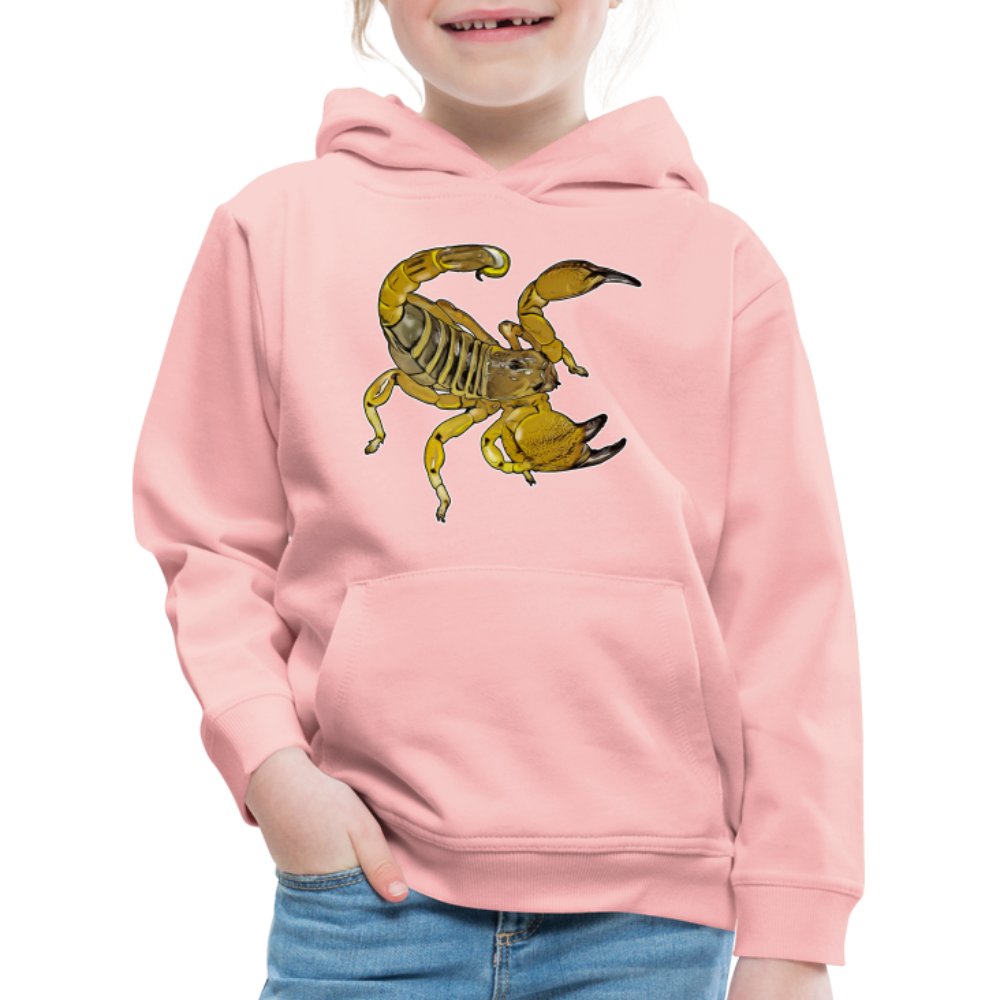 Kinder Hoodie Scorpio maurus palmatus - Kristallrosa