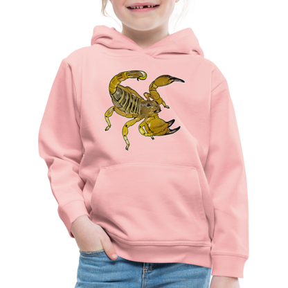 Kinder Hoodie Scorpio maurus palmatus - Kristallrosa