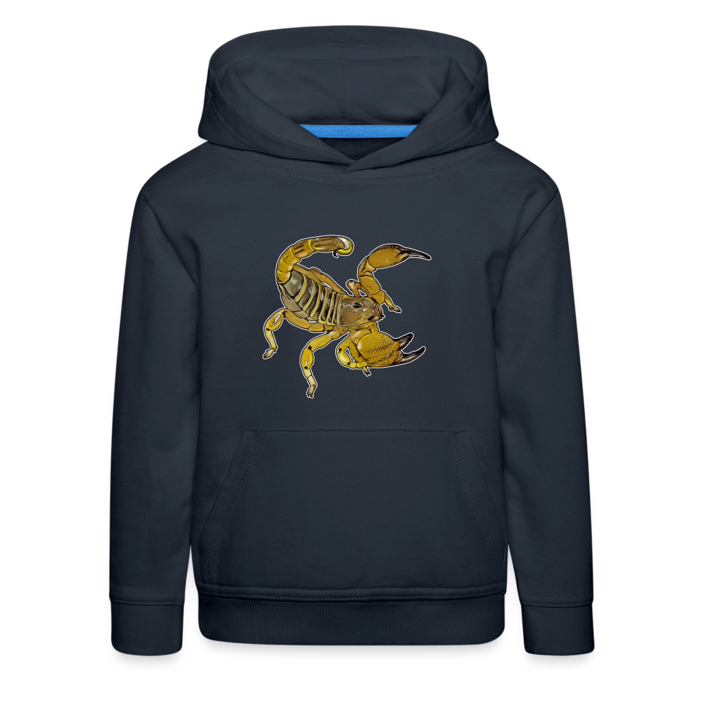 Kinder Hoodie Scorpio maurus palmatus - Navy