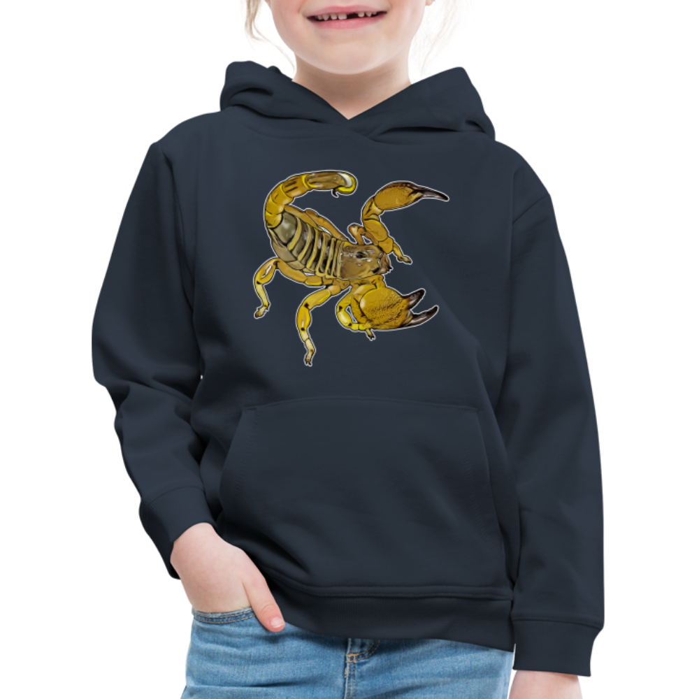 Kinder Hoodie Scorpio maurus palmatus - Navy
