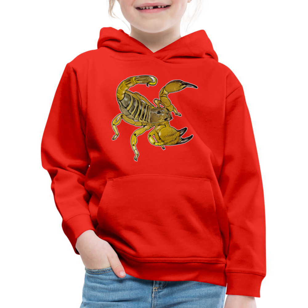 Kinder Hoodie Scorpio maurus palmatus - Rot