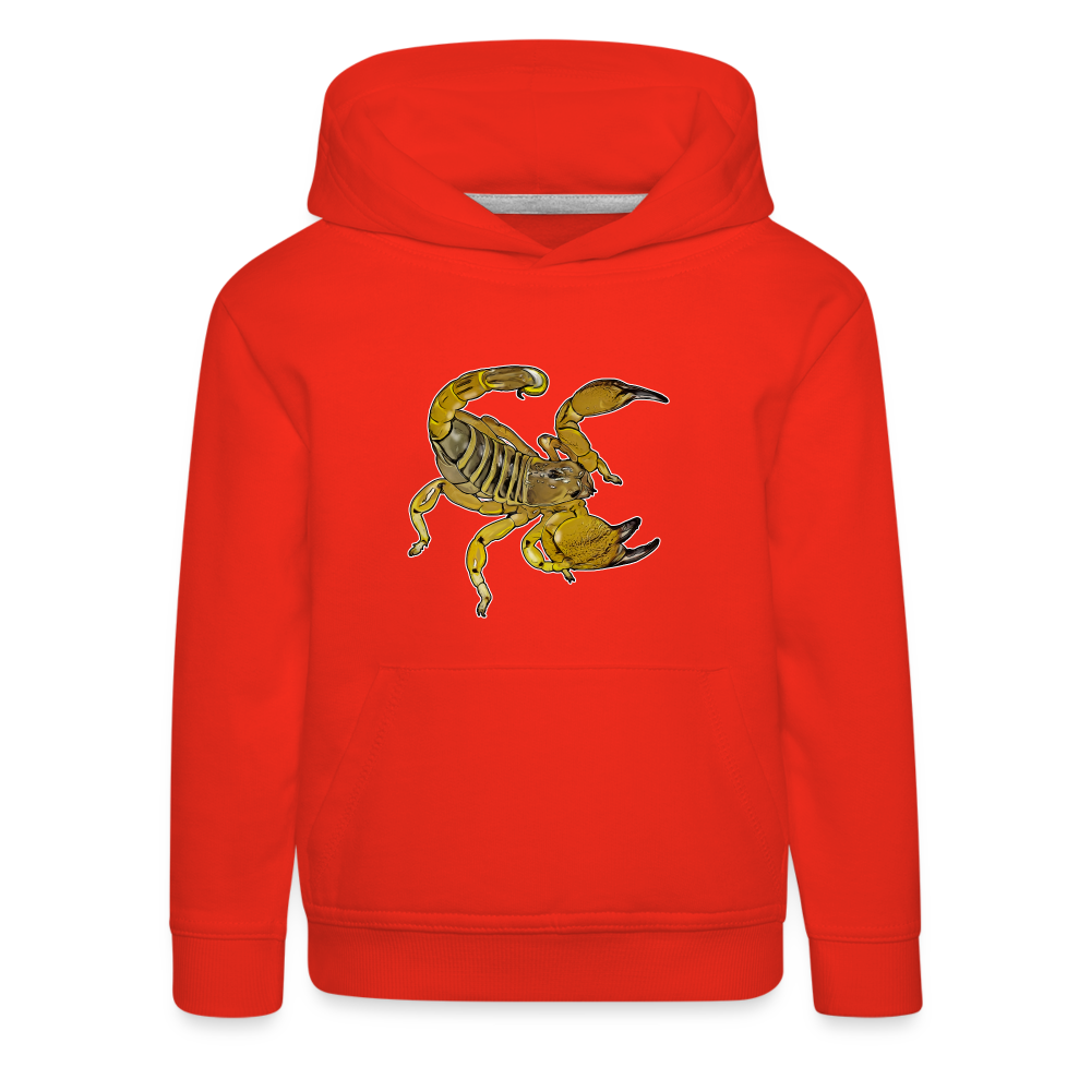 Kinder Hoodie Scorpio maurus palmatus - Rot