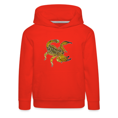 Kinder Hoodie Scorpio maurus palmatus - Rot