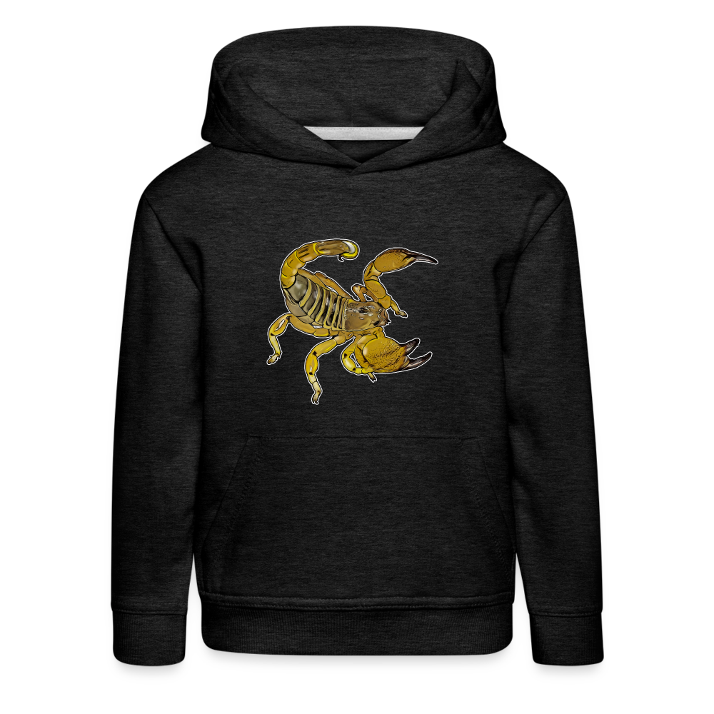 Kinder Hoodie Scorpio maurus palmatus - Anthrazit