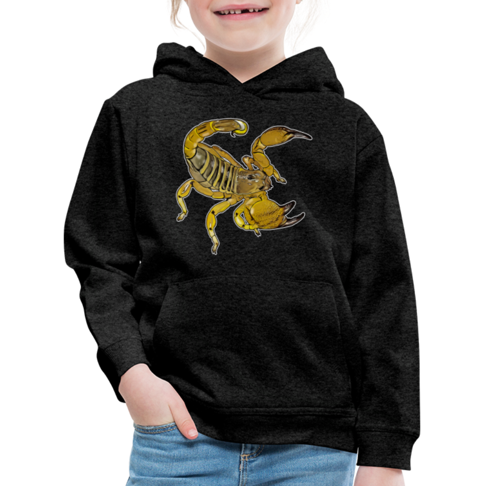 Kinder Hoodie Scorpio maurus palmatus - Anthrazit