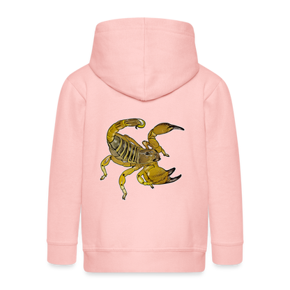 Kinder/ Teenager Zip-Hoodie Scorpio maurus palmatus - Kristallrosa