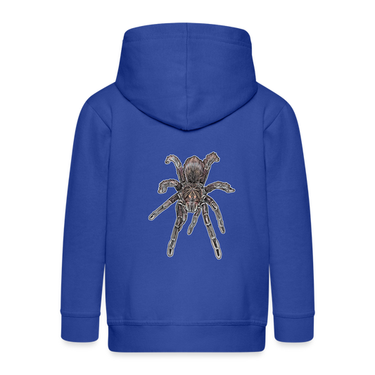 Kinder/ Teenager Zip-Hoodie Pamphobeteus sp Machala juvenile - Royalblau