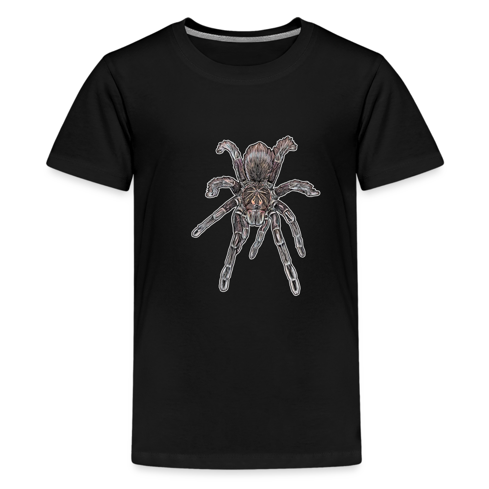 Teenager Basic T-Shirt Pamphobeteus sp Machala juvenile - Schwarz