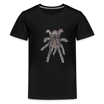 Teenager Basic T-Shirt Pamphobeteus sp Machala juvenile - Schwarz