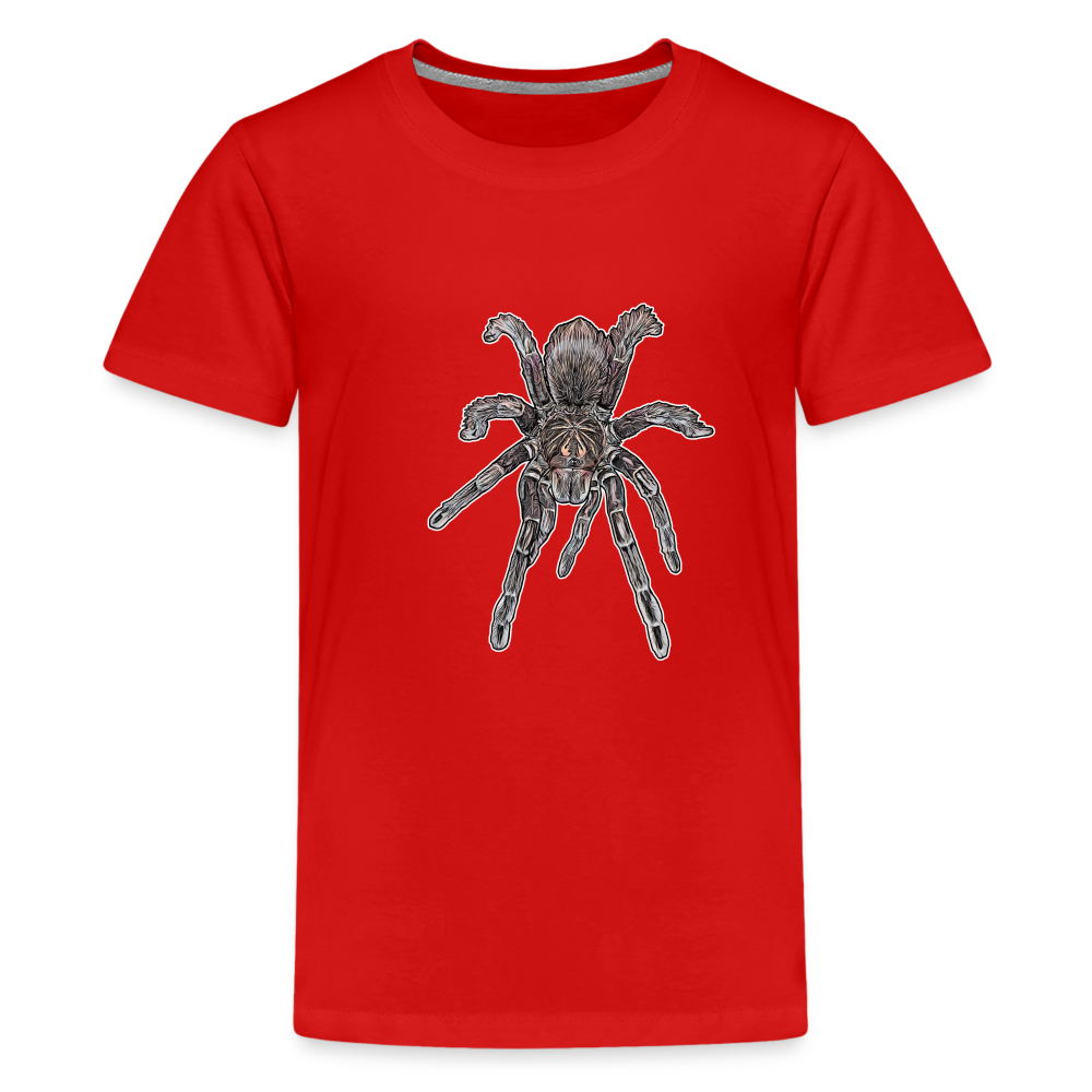 Teenager Basic T-Shirt Pamphobeteus sp Machala juvenile - Rot