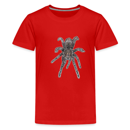 Teenager Basic T-Shirt Pamphobeteus sp Machala juvenile - Rot