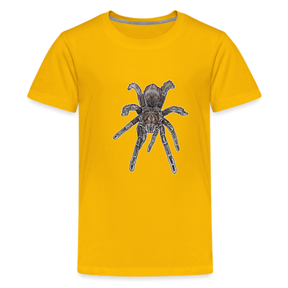 Teenager Basic T-Shirt Pamphobeteus sp Machala juvenile - Sonnengelb