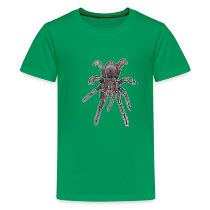 Teenager Basic T-Shirt Pamphobeteus sp Machala juvenile - Kelly Green