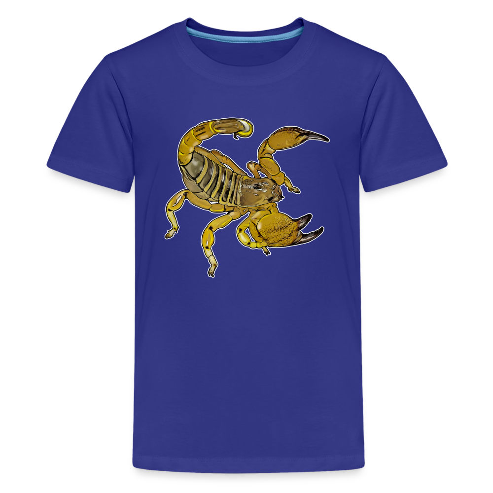 Teenager Basic T-Shirt Scorpio maurus palmatus - Königsblau