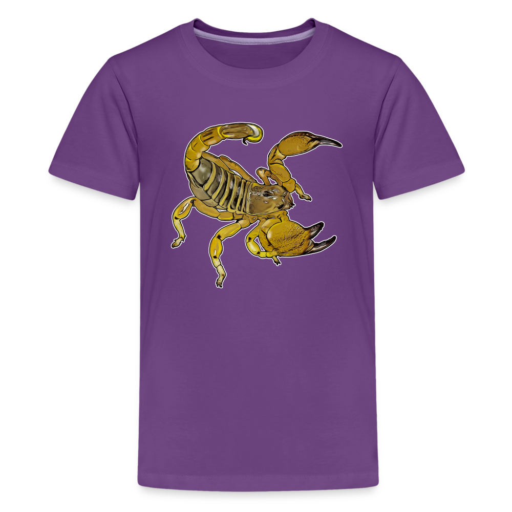Teenager Basic T-Shirt Scorpio maurus palmatus - Lila