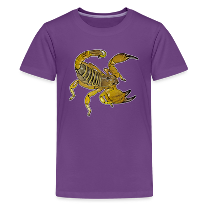 Teenager Basic T-Shirt Scorpio maurus palmatus - Lila