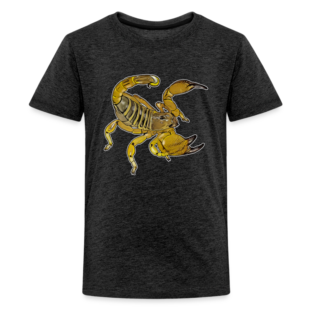 Teenager Basic T-Shirt Scorpio maurus palmatus - Anthrazit
