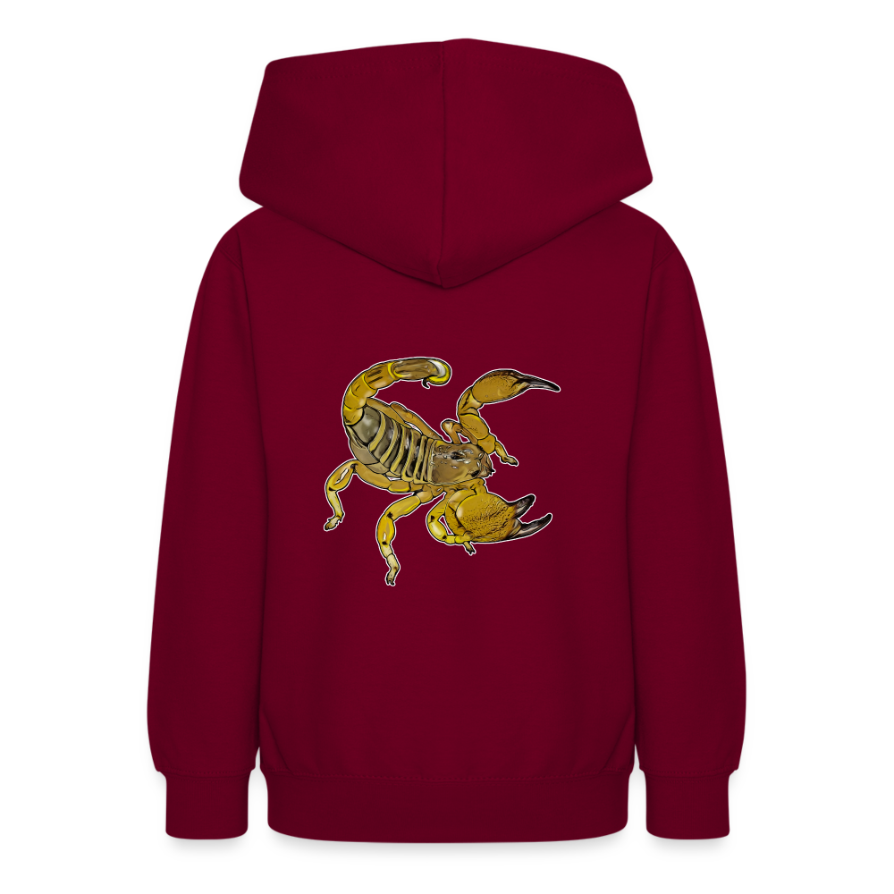 Teenager Hoodie Scorpio maurus palmatus - Bordeaux