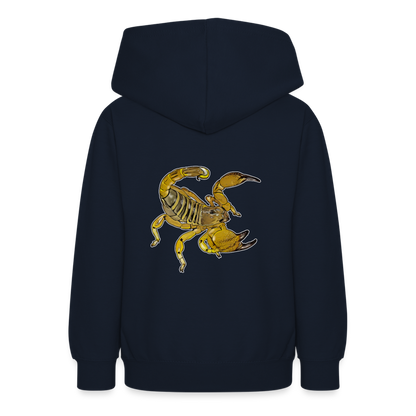 Teenager Hoodie Scorpio maurus palmatus - Navy