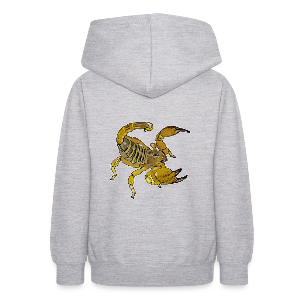 Teenager Hoodie Scorpio maurus palmatus - Hellgrau meliert