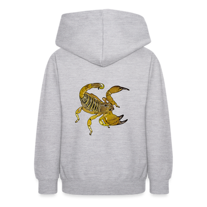 Teenager Hoodie Scorpio maurus palmatus - Hellgrau meliert
