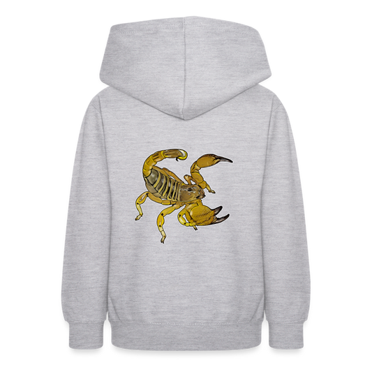 Teenager Hoodie Scorpio maurus palmatus - Hellgrau meliert
