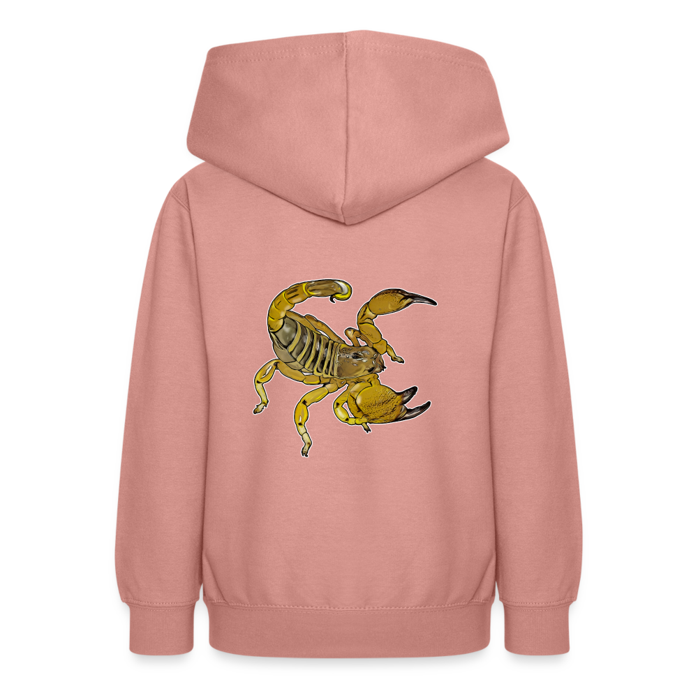 Teenager Hoodie Scorpio maurus palmatus - Altrosa
