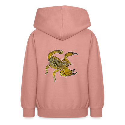 Teenager Hoodie Scorpio maurus palmatus - Altrosa
