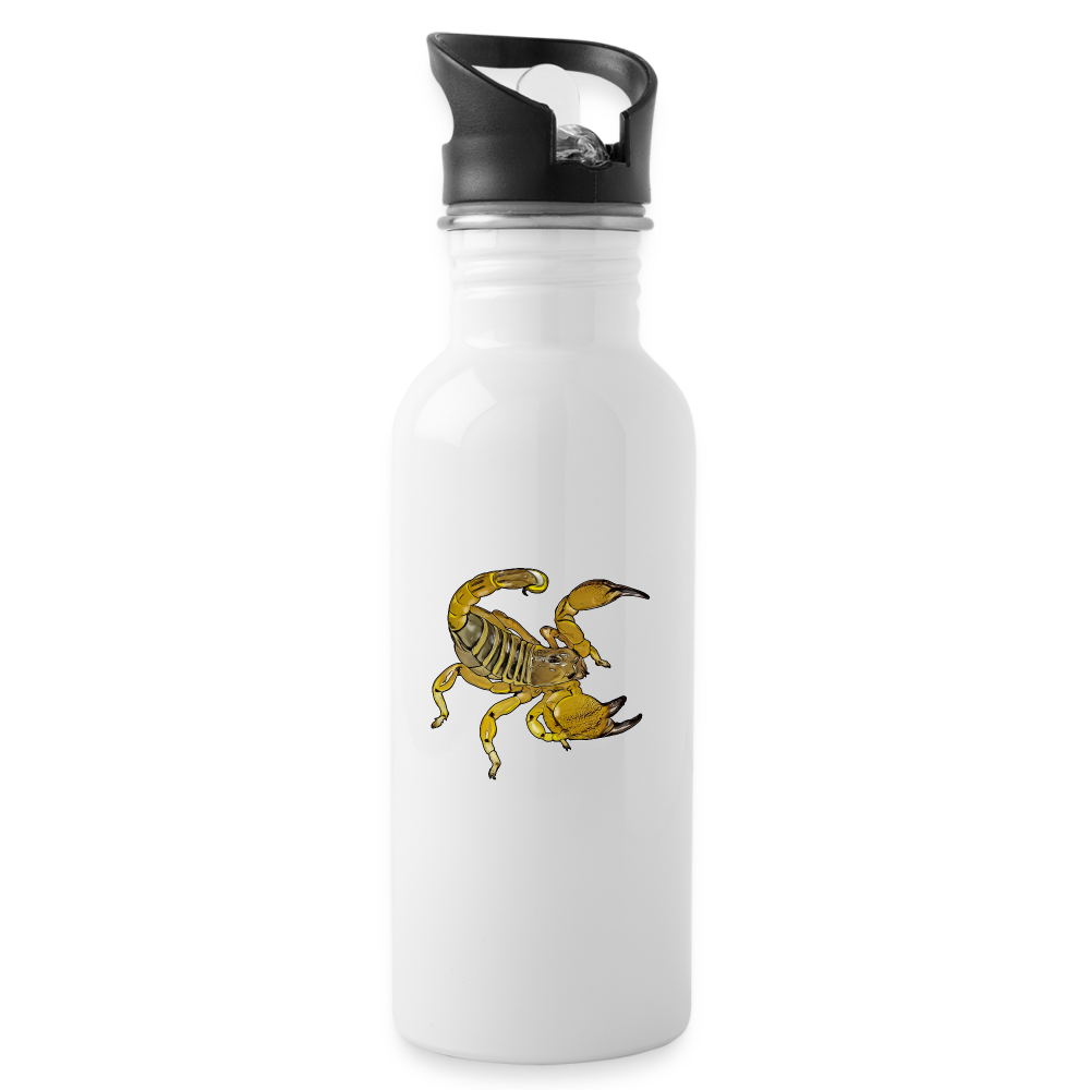 Trinkflasche Scorpio maurus palmatus - weiß