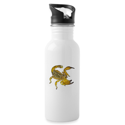 Trinkflasche Scorpio maurus palmatus - weiß
