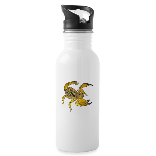 Trinkflasche Scorpio maurus palmatus - weiß