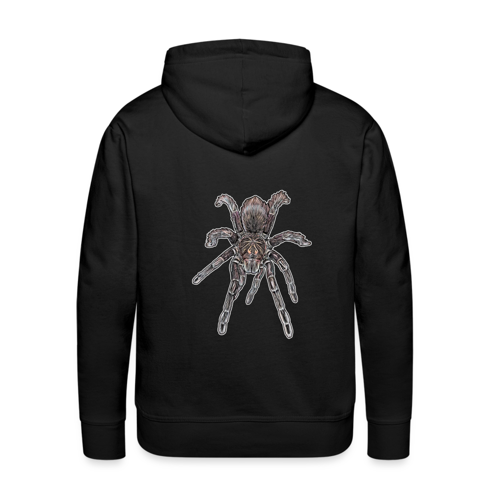 Männer Hoodie Pamphobeteus sp Machala juvenile - Schwarz
