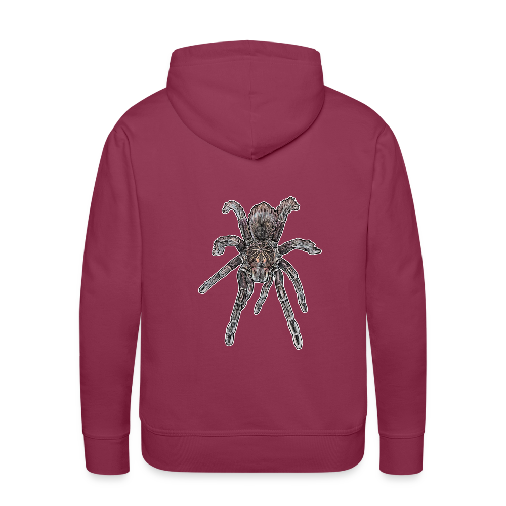 Männer Hoodie Pamphobeteus sp Machala juvenile - Bordeaux