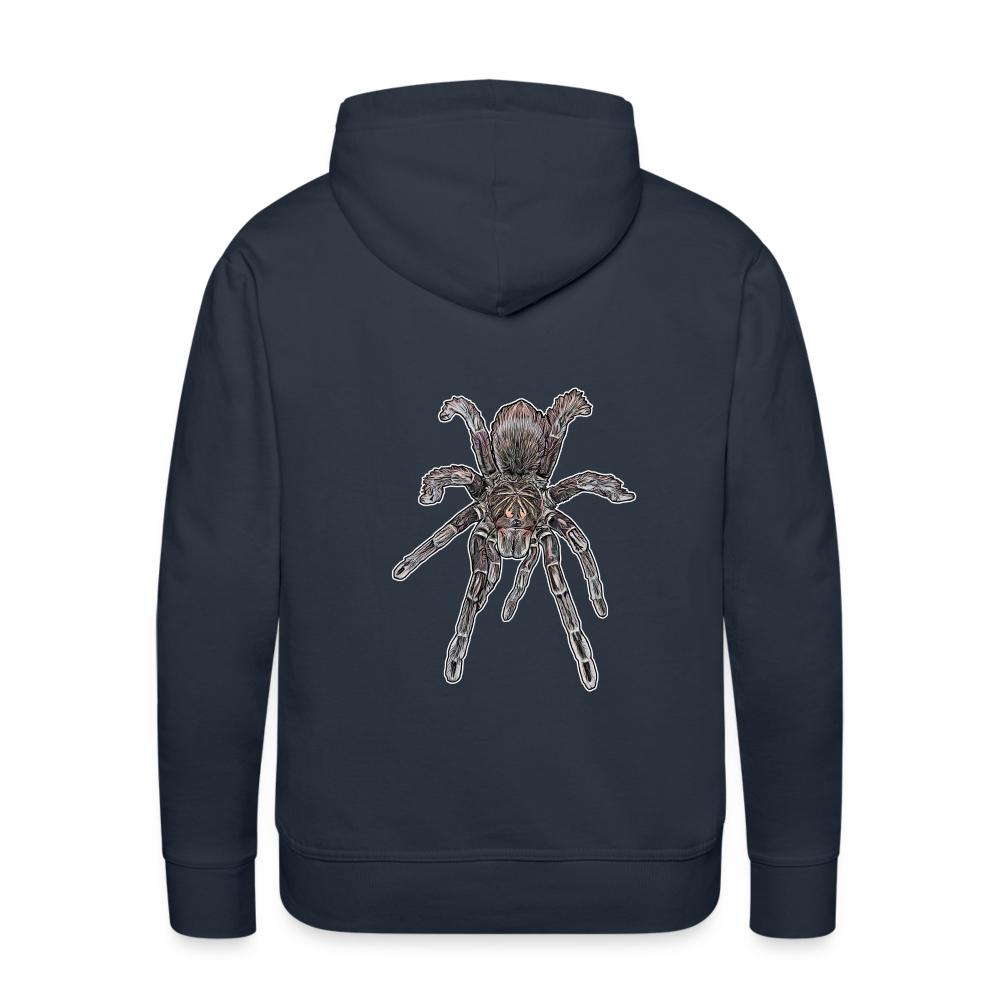 Männer Hoodie Pamphobeteus sp Machala juvenile - Navy