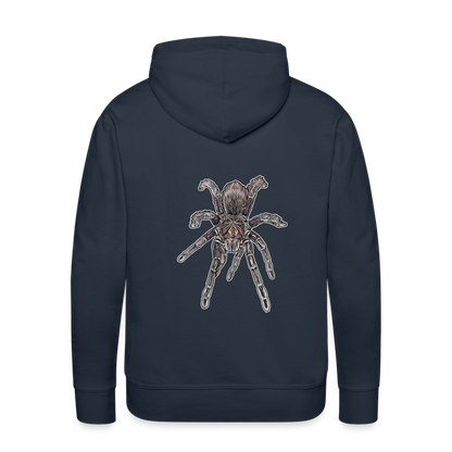 Männer Hoodie Pamphobeteus sp Machala juvenile - Navy
