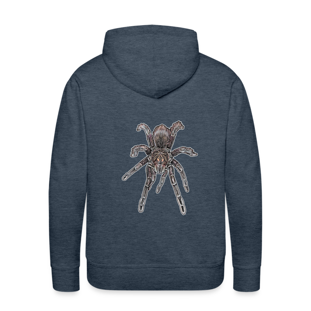 Männer Hoodie Pamphobeteus sp Machala juvenile - Jeansblau