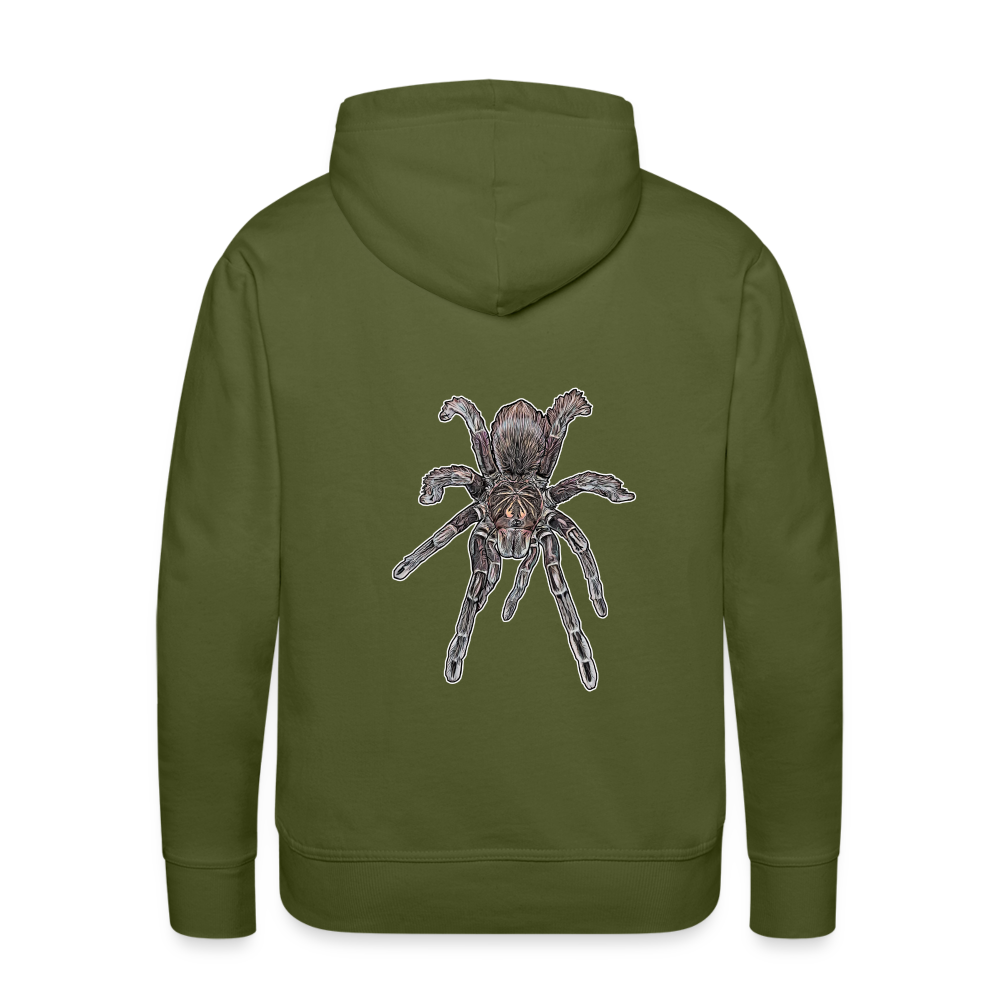 Männer Hoodie Pamphobeteus sp Machala juvenile - Olivgrün