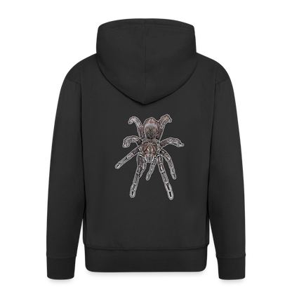 Männer Zip-Hoodie Pamphobeteus sp Machala juvenile - Schwarz