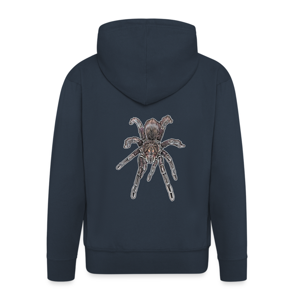 Männer Zip-Hoodie Pamphobeteus sp Machala juvenile - Navy