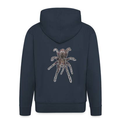 Männer Zip-Hoodie Pamphobeteus sp Machala juvenile - Navy