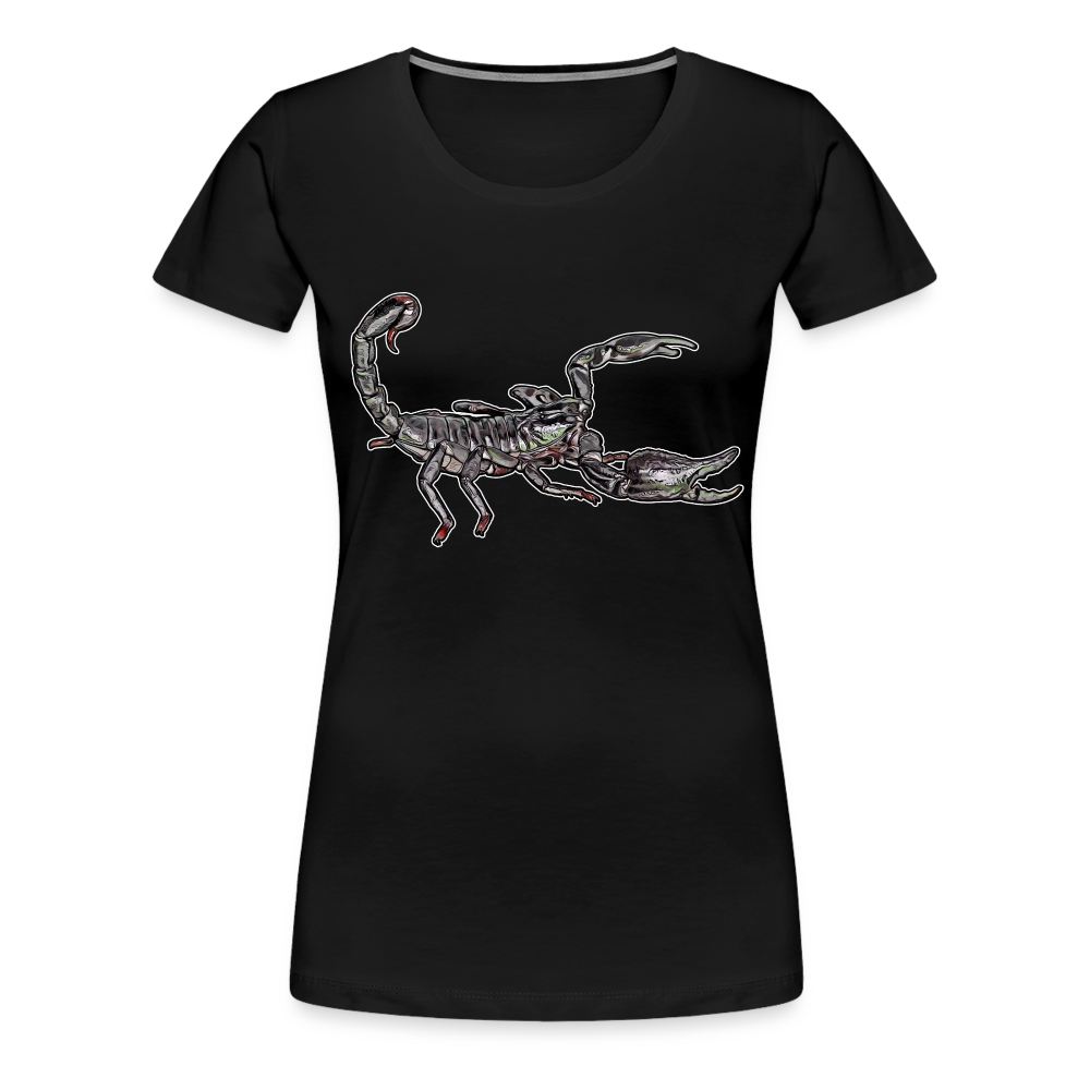 Frauen Basic T-Shirt Heterometrus silenus - Schwarz