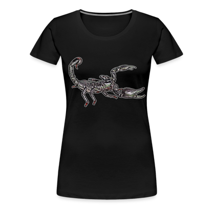 Frauen Basic T-Shirt Heterometrus silenus - Schwarz
